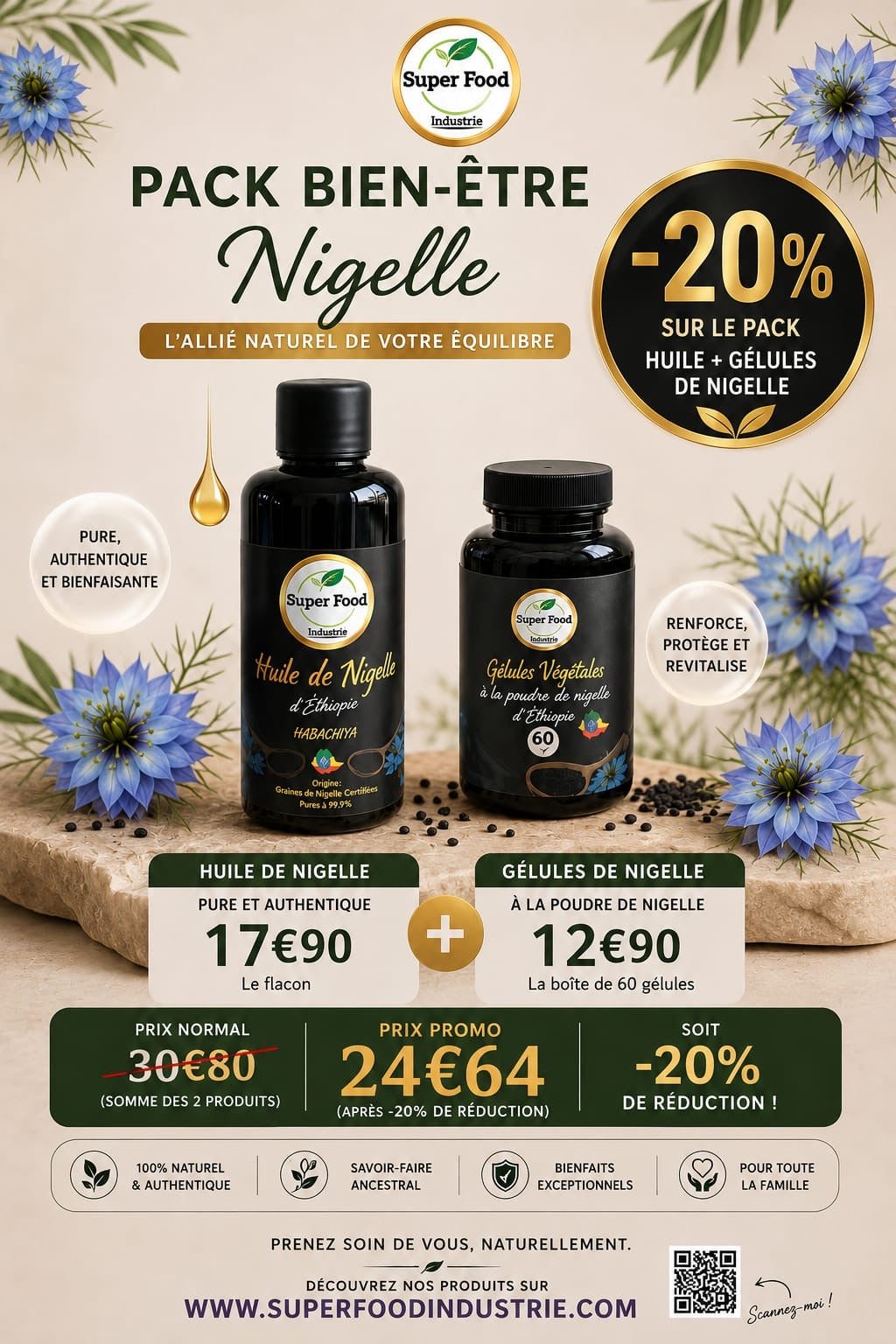 Pack Bien-Être Nigelle