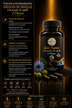 Gélules de Poudre de Nigelle (500 mg)