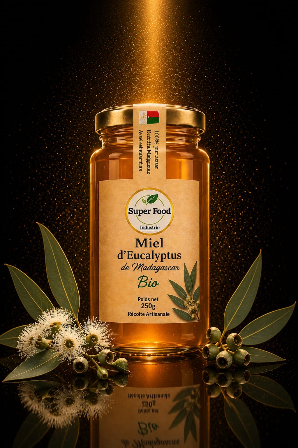 Miel d'Eucalyptus Bio de Madagascar