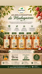 Miel d'Eucalyptus de Madagascar – Signature Boisée par Superfoodindustrie (250g)