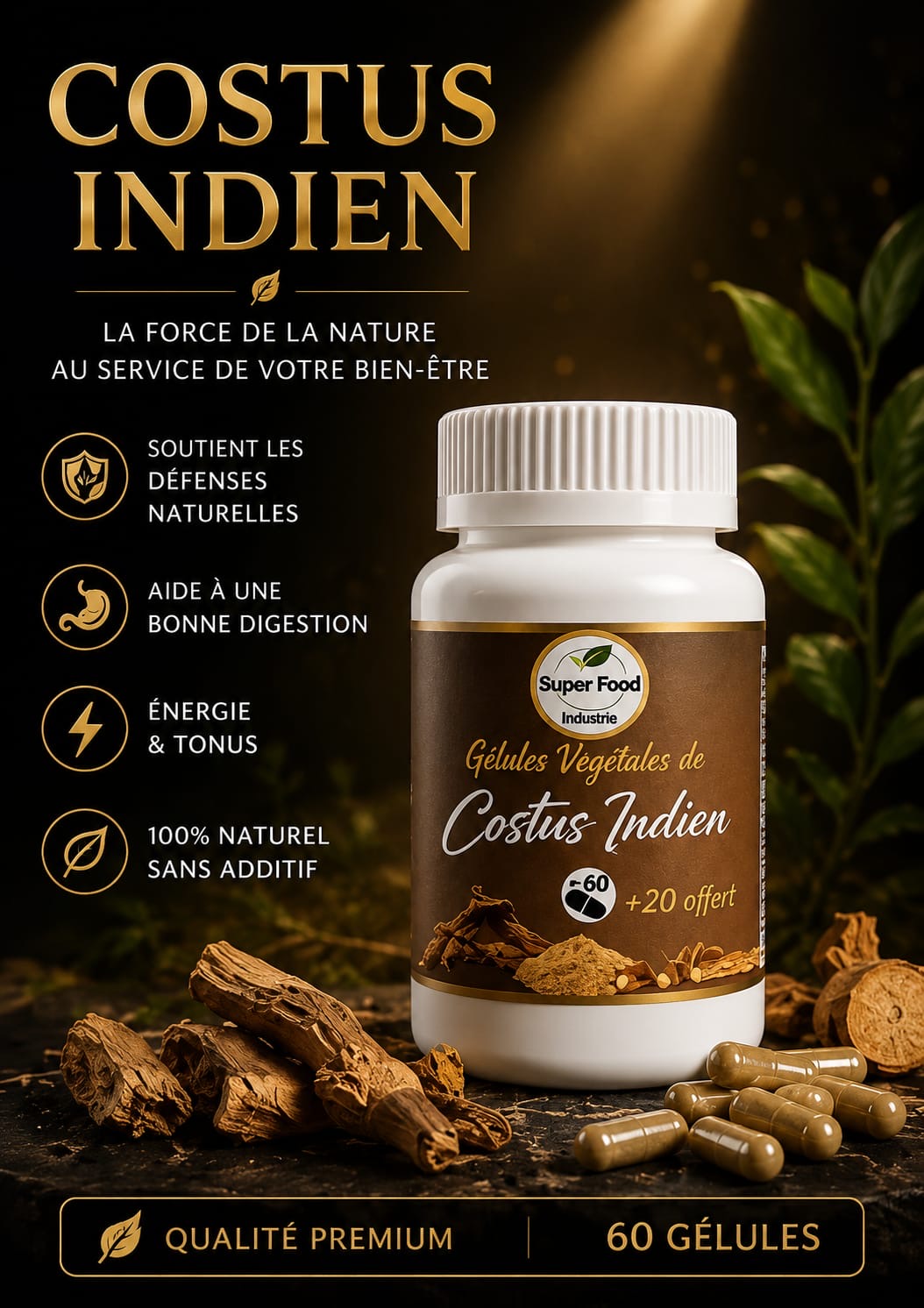 Gélules Costus Indien