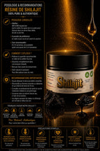 Résine Shilajit Grade Or 30g