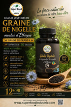 Gélules de Poudre de Nigelle (500 mg)