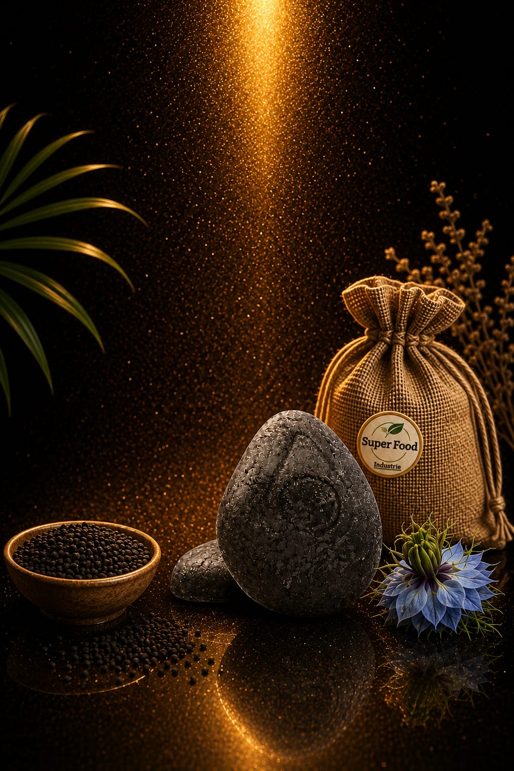 Shampoing Solide Purifiant – Huile & Graines de Nigelle