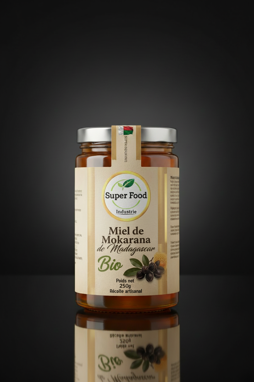 Miel de Mokarana Bio de Madagascar – La Rare Évasion Florale par Superfoodindustrie (250g)