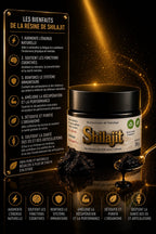 Résine Shilajit Grade Or 30g