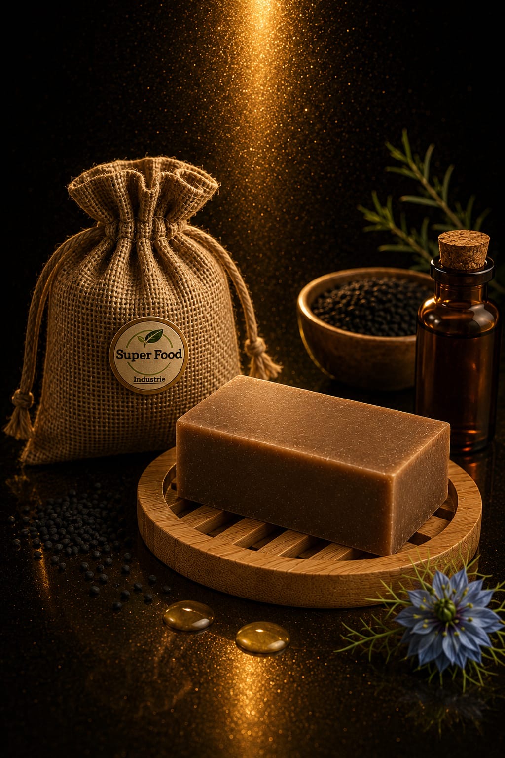 Savon Artisanal à l'Huile de Nigelle