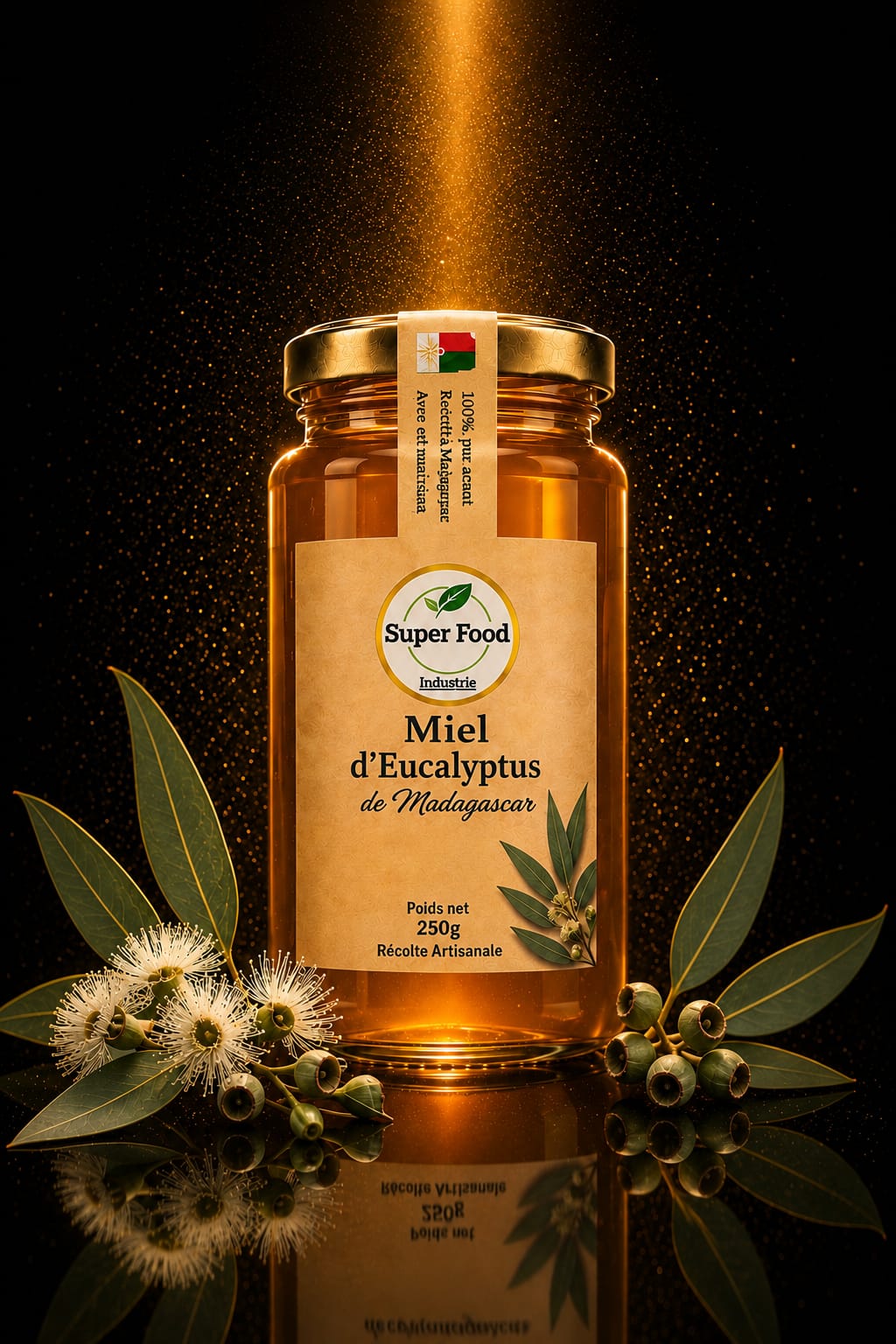 Miel d'Eucalyptus de Madagascar – Signature Boisée par Superfoodindustrie (250g)