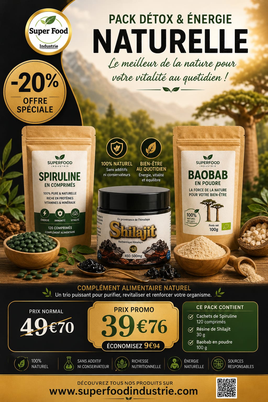 Pack Détox & Énergie Naturelle
