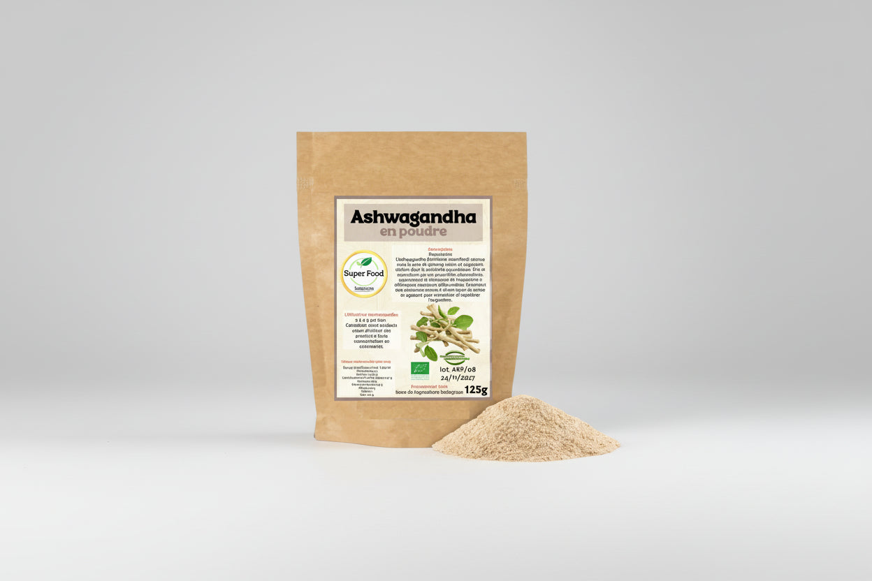 Poudre d'Ashwagandha Bio (125g)